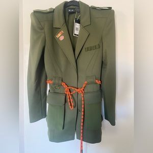 Adidas x Ivy Park Cargo Jacket with Belt Detail